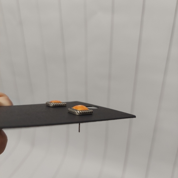 Spiny Oyster Sterling Silver Earrings - Picture 3 of 7